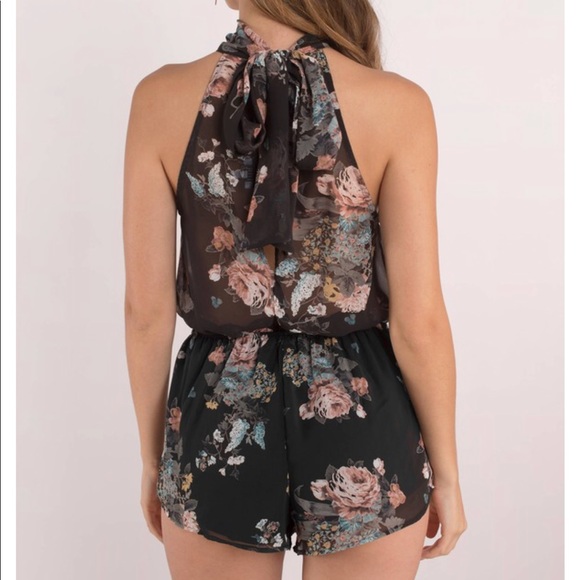 NEW SEEING YOU FLORAL ROMPER ❤️1 LEFT❤️ - Picture 3 of 6